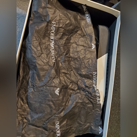 Emporio Armani Classic Monkey Strap Shoes Mens Size 9 - Picture 9 of 10